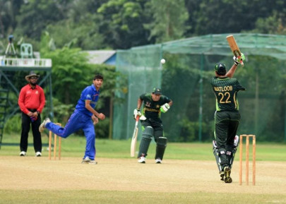 disable cricket pakistan scores eight wicket victory over afghanistan disable cricket pakistan scores eight wicket victory over afghanistan