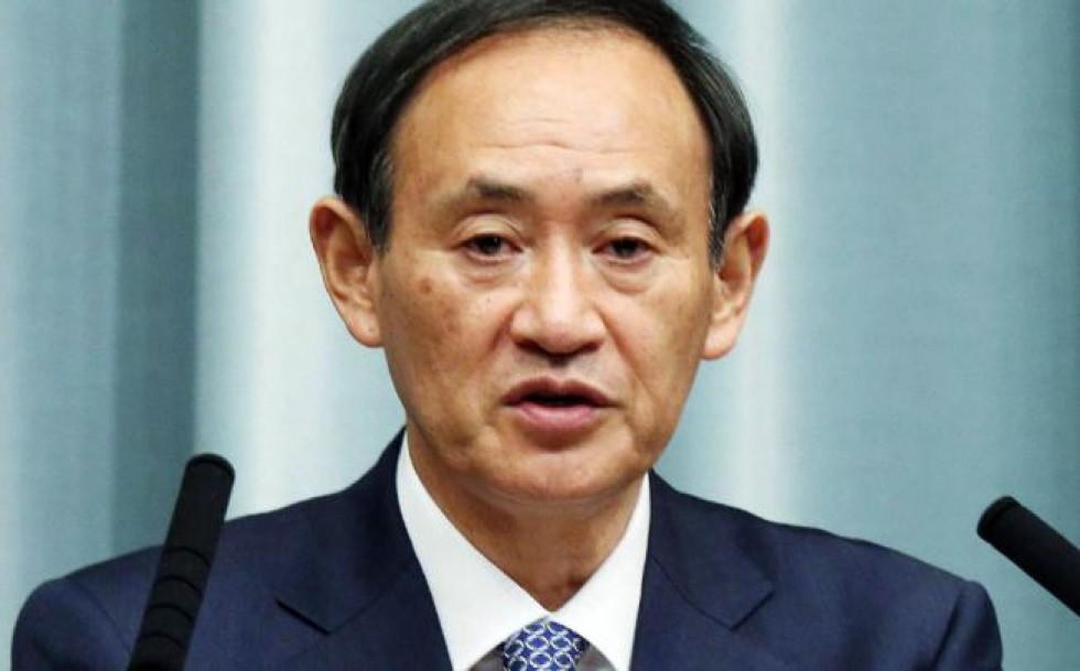 japan 039 s chief cabinet secretary yoshihide suga photo afp