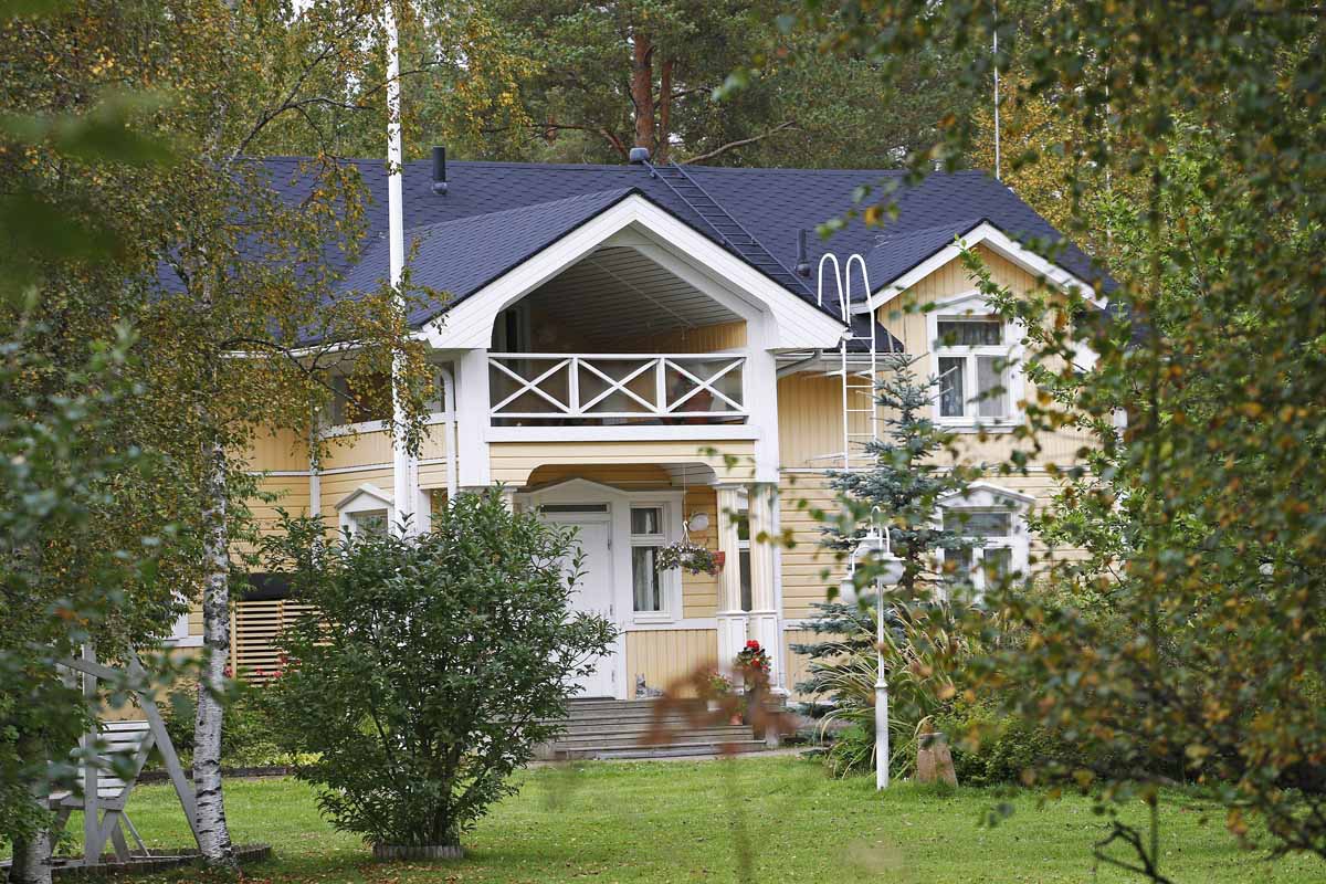 the country home of finnish prime minister juha sipila is pictured in kempele 500 kilometres north of the finnish capital on september 5 2015 photo afp