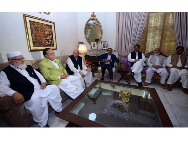 opposition leaders meet in lahore on september 6 2015 photo twitter chmsarwar