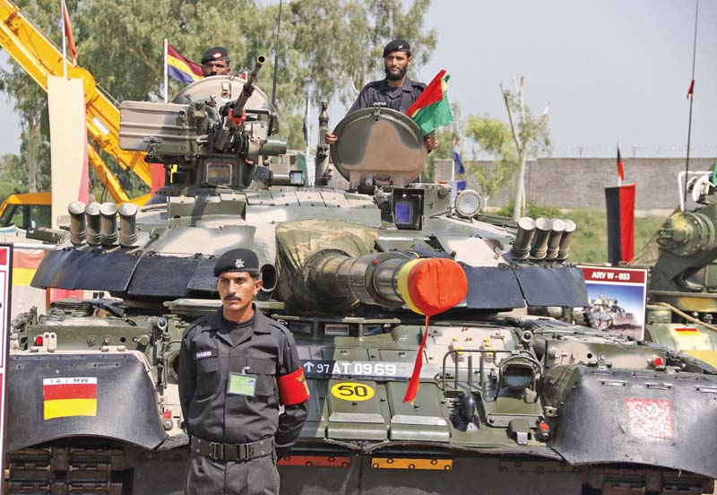 security officials stand guard at the parade in the city photos express