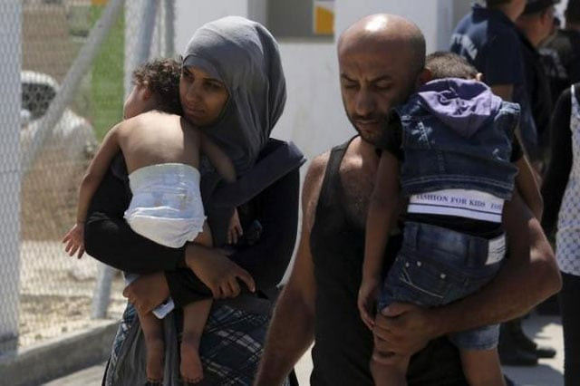 refugees arrive at the kokkinotrimithia refugee camp in cyprus september 6 2015 photo reuters refugees arrive at the kokkinotrimithia refugee camp in cyprus september 6 2015 photo reuters
