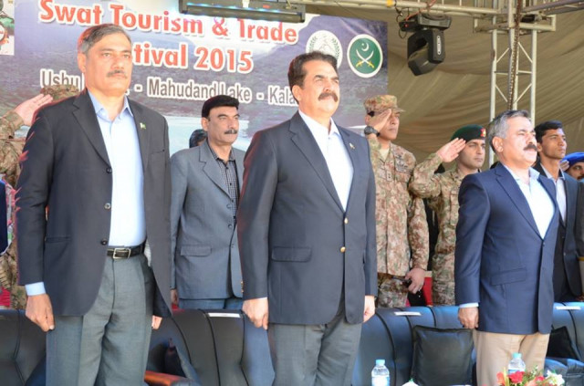 coas general raheel sharif at the festival in swat on september 7 2015 photo ispr