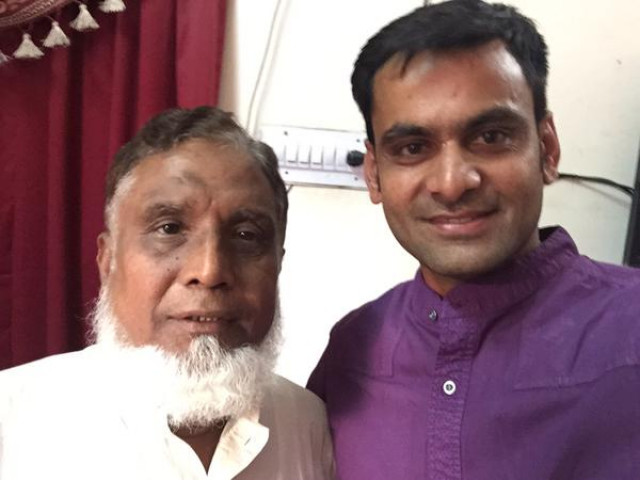 muhammad hafeez with his class teacher photo twitter muhammad hafeez muhammad hafeez with his class teacher photo twitter muhammad hafeez