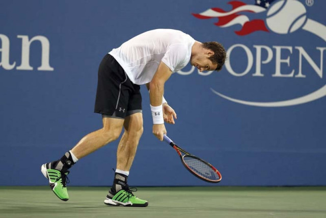 murray fell behind two sets and a break roared back but ultimately could not win the tension packed encounter at louis armstrong stadium photo afp murray fell behind two sets and a break roared back but ultimately could not win the tension packed encounter at louis armstrong stadium photo afp
