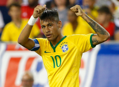 neymar double as brazil thrash usa neymar double as brazil thrash usa