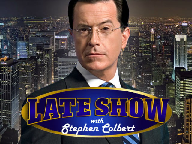 us comic made his debut on tuesday with guests george clooney and republican white house contender jeb bush photo tvweek