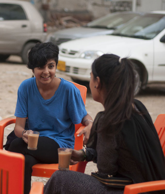 girls at dhabas was set up by sadia khatri natasha ansari rabeea arif and najia khan photo courtesy girls at dhabas