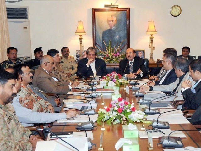 in this file photo taken on july 12 2015 sindh chief minister syed qaim ali shah is presiding over the sindh apex committee meeting at the cm house in karachi photo app