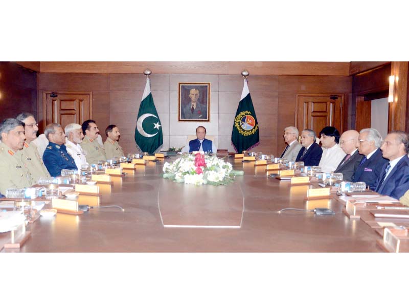 prime minister nawaz chairs the national command authority meeting photo inp