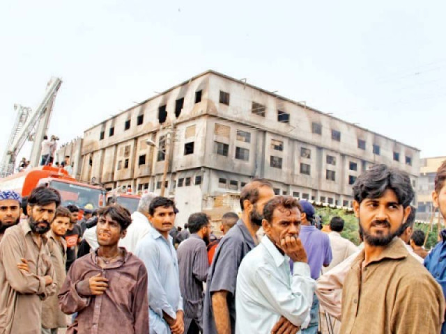 over 250 workers perished in the fire at a garment factory in baldia exactly three years ago photo file over 250 workers perished in the fire at a garment factory in baldia exactly three years ago photo file
