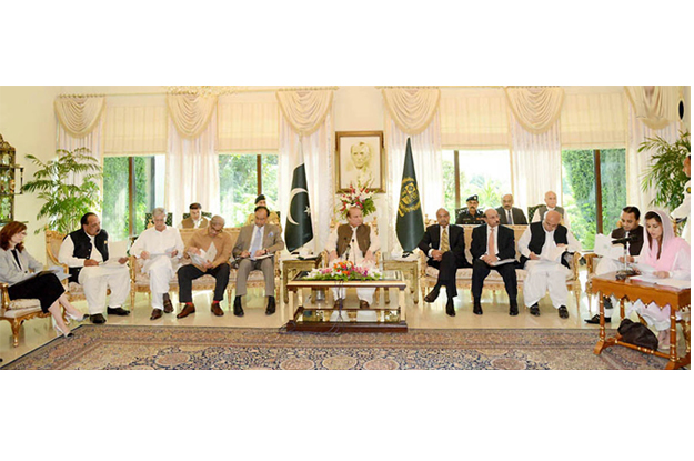 prime minister muhammad nawaz sharif chairing a meeting of the national task force on polio eradication photo nni