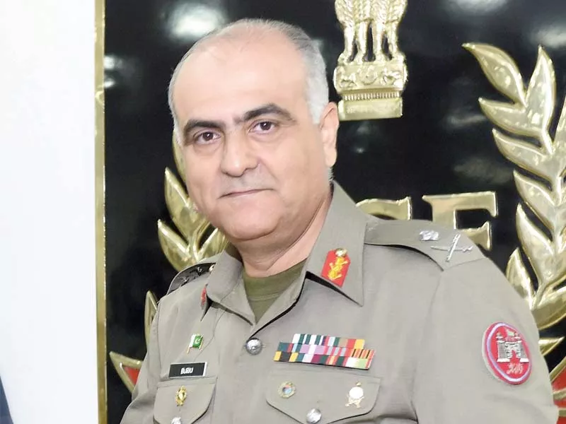 dg rangers punjab maj gen umar farooq burki photo file dg rangers punjab maj gen umar farooq burki photo file