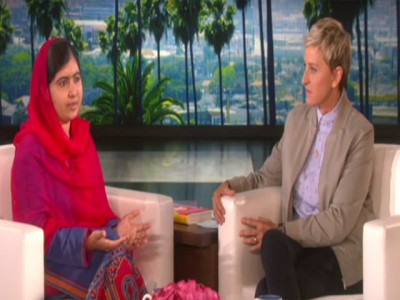 malala appears on the ellen degeneres show malala appears on the ellen degeneres show