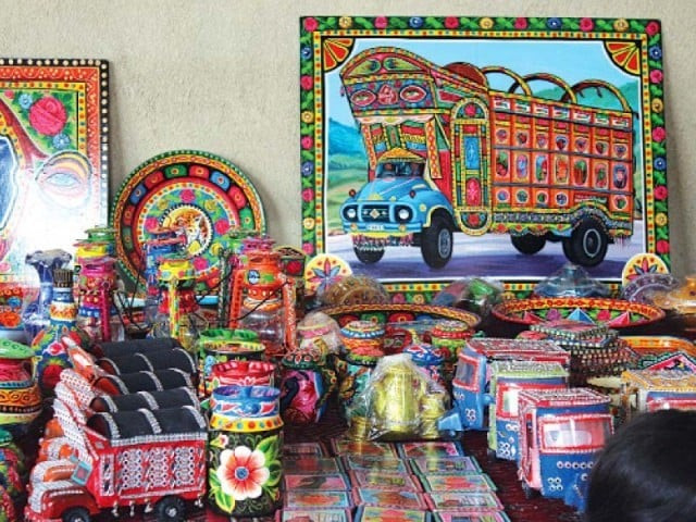 the workshop featured cultural performances stalls and a fully decorated car depicting cultural truck art photos express the workshop featured cultural performances stalls and a fully decorated car depicting cultural truck art photos express