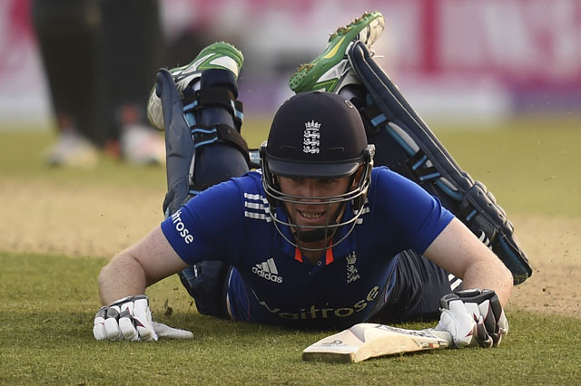 morgan made 92 as england successfully chased a total of 300 for only the fourth time in one day cricket photo afp