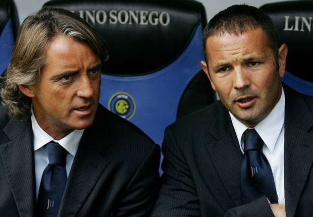 mancini and mihajlovi during their time at inter milan together photo afp