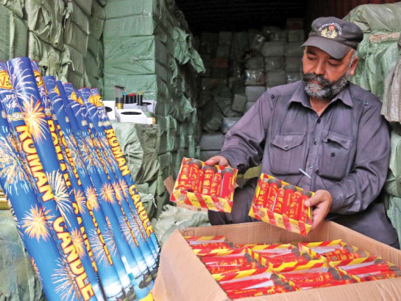 customs officials confiscate a container full of firecrackers photo online