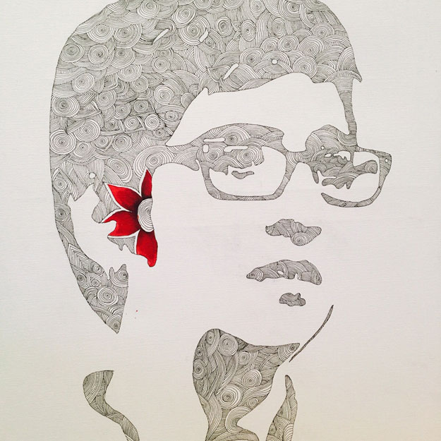 painting by dubai based artist mina siddique sabeen was her first boss