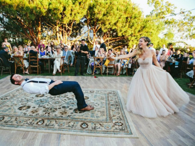 bride casts spell on magician groom at wedding bride casts spell on magician groom at wedding
