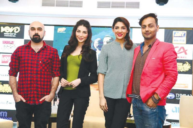 jaswal with actors sabeeka imam and zhalay sarhadi at a promotional event for jalaibee photos publicity jaswal with actors sabeeka imam and zhalay sarhadi at a promotional event for jalaibee photos publicity