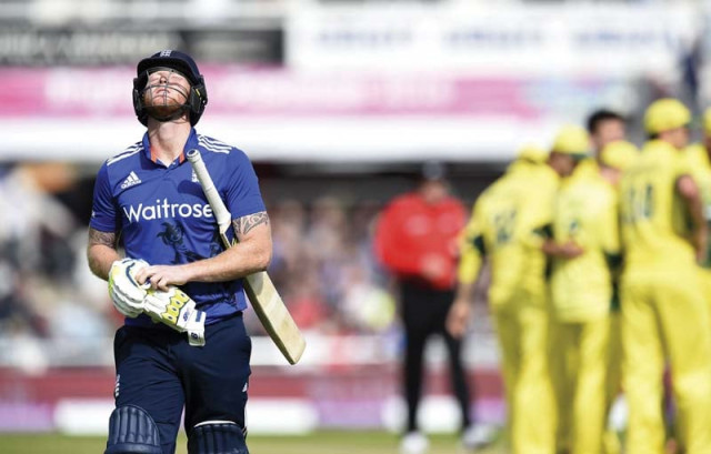 england had made over 300 in their last two games but stokes was the only top eight batsman to make more than 15 in the finale photo afp england had made over 300 in their last two games but stokes was the only top eight batsman to make more than 15 in the finale photo afp