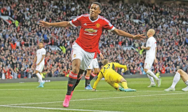 martial showed a glimpse of the talent that saw united make him the most expensive teenager in history scoring a goal with his first shot in the premier league photo reuters martial showed a glimpse of the talent that saw united make him the most expensive teenager in history scoring a goal with his first shot in the premier league photo reuters