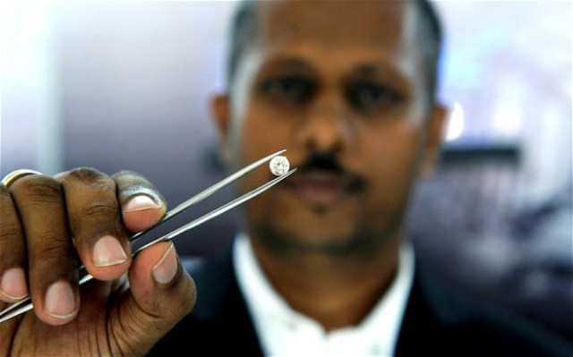 file photo of a diamond photo afp file photo of a diamond photo afp