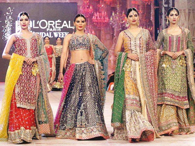 models strut on the runway on the first day of last year s plbw photo shafiq malik express