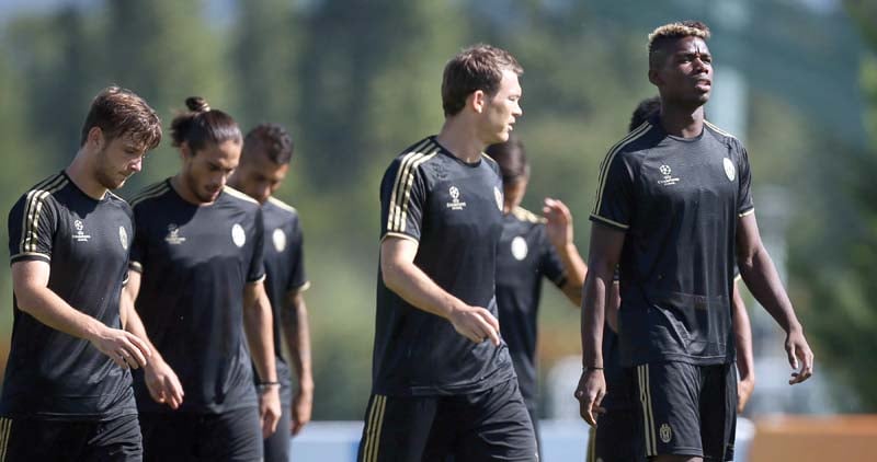 juventus train ahead of their opener against manchester city and will be looking to do one better after losing to barcelona in the final last time around photo afp