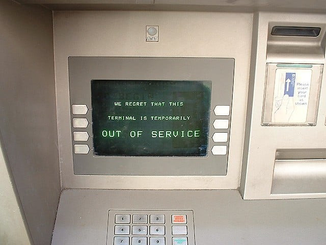when this atm works people have to wait for their turn in long queues photo file when this atm works people have to wait for their turn in long queues photo file