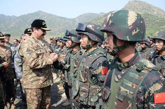 chief of army staff general raheel shakes hands with chinese soldiers taking part in joint military exercise of the special forces of pakistan and china photo ispr chief of army staff general raheel shakes hands with chinese soldiers taking part in joint military exercise of the special forces of pakistan and china photo ispr