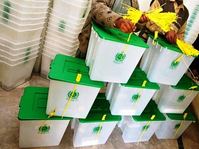 a file photo of ballot boxes used during elections photo express