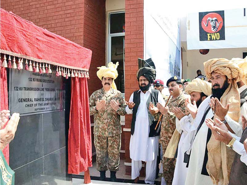 the army chief inaugurates a grid station in wana photo app