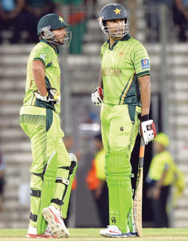 after surgery on his wrist working at the national cricket academy enabled sohaib to recover his desired grip on the bat photo afp after surgery on his wrist working at the national cricket academy enabled sohaib to recover his desired grip on the bat photo afp