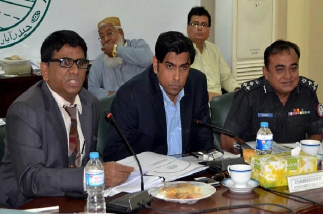 regional election commissioner of hyderabad aijaz anwar chohan chairing the meeting photo inp regional election commissioner of hyderabad aijaz anwar chohan chairing the meeting photo inp