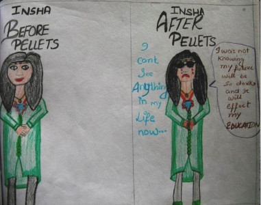 the stolen childhoods of indian occupied kashmir in pencil and crayon