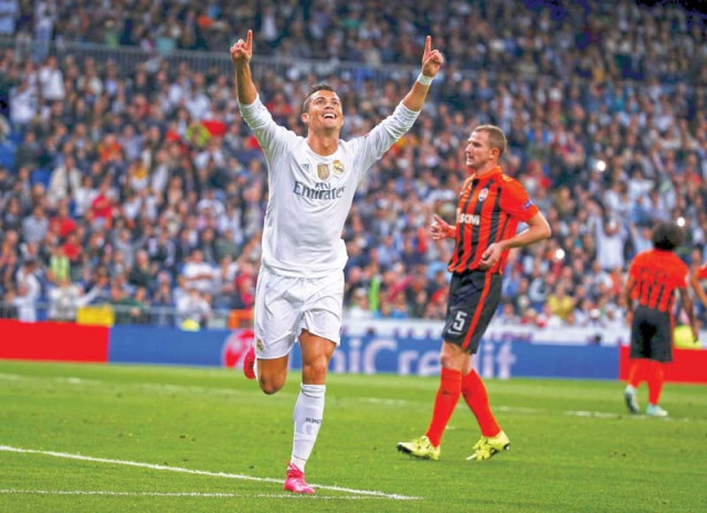 ronaldo scored eight goals in two matches to end all talk of him being in poor form photo reuters ronaldo scored eight goals in two matches to end all talk of him being in poor form photo reuters
