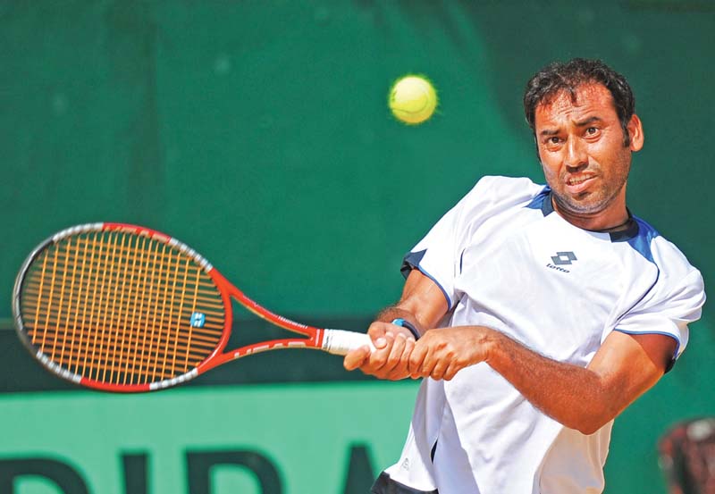 pakistan look to book a place in group i of the davis cup and the doubles rubber played by aqeel and aisam on saturday will decide whether pakistan progress or not photo file