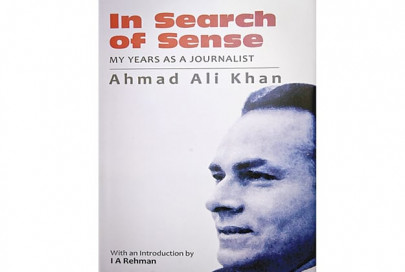 editor ahmad ali khan s search of sense