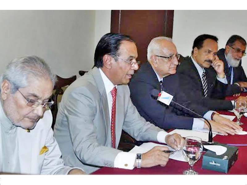 nab chairman qamar zaman chaudhry answers questions at a ceremony organised by the english speaking union photo online