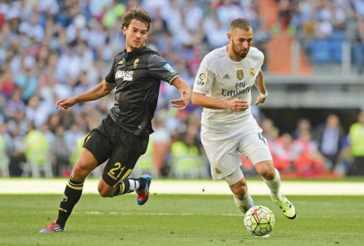 benzema gifts real victory in nervy encounter benzema gifts real victory in nervy encounter