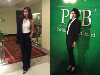 who wore it better mahira khan and nadia hussain suit up at psl launch who wore it better mahira khan and nadia hussain suit up at psl launch