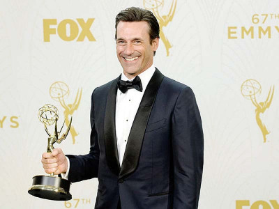 hamm ends eight year hitch with an emmy