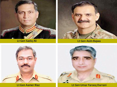 major reshuffle four army major generals promoted to next rank