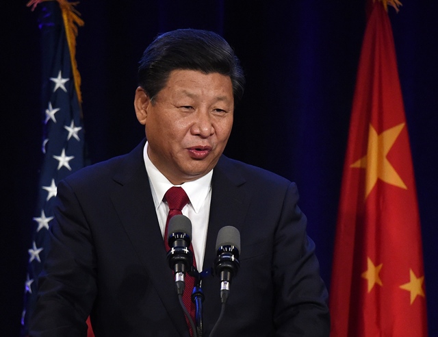 chinese president xi jinping speaks during his welcoming banquet at the start of his visit to the united states at the westin hotel in seattle washington on september 22 2015 president xi will makes a high profile state visit to the white house this week but he stops first in washington state on the west coast to shore up support among skittish allies especially big business the seattle talks will be heavily focused on business trade and economics photo afp