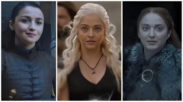 aishwarya as daenerys kiara as sansa ai swaps game of thrones cast with bollywood stars