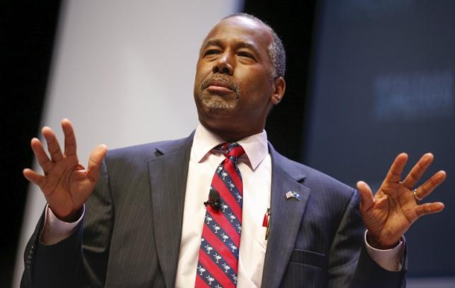 us republican candidate dr ben carson speaks during the heritage action for america presidential candidate forum in greenville south carolina september 18 2015 photo reuters
