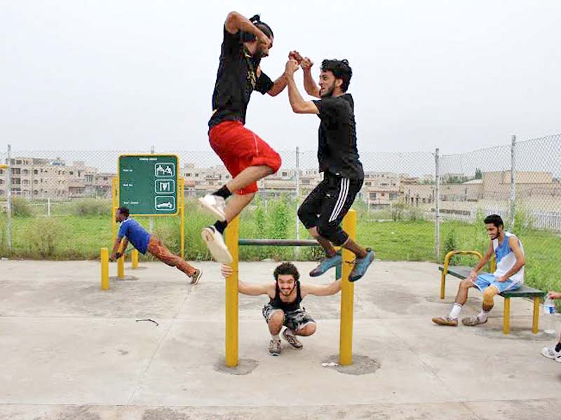 actors go through two hours of training under the supervision of a trainer from pakistan military academy followed by two hours of gym in the evening photos publicity
