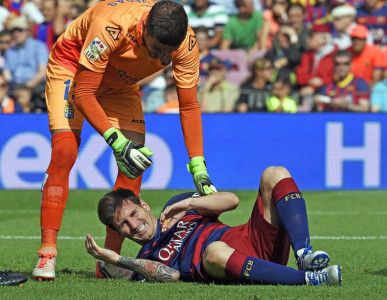 messi faces two month injury layoff madrid held by malaga messi faces two month injury layoff madrid held by malaga